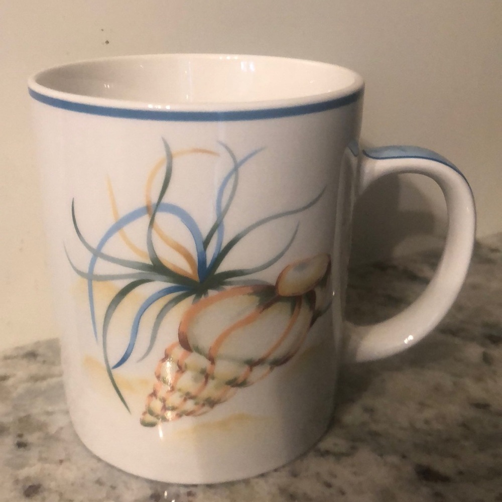 Seashell Mug  National Wildlife Federation Ceramic Cottagecore Beach